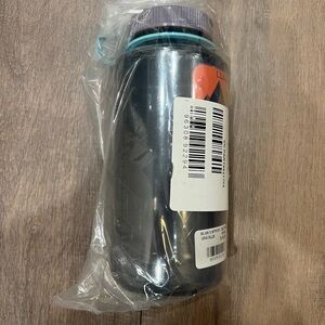 L.L.Bean Gray Water Bottle with Purple Lid NWT